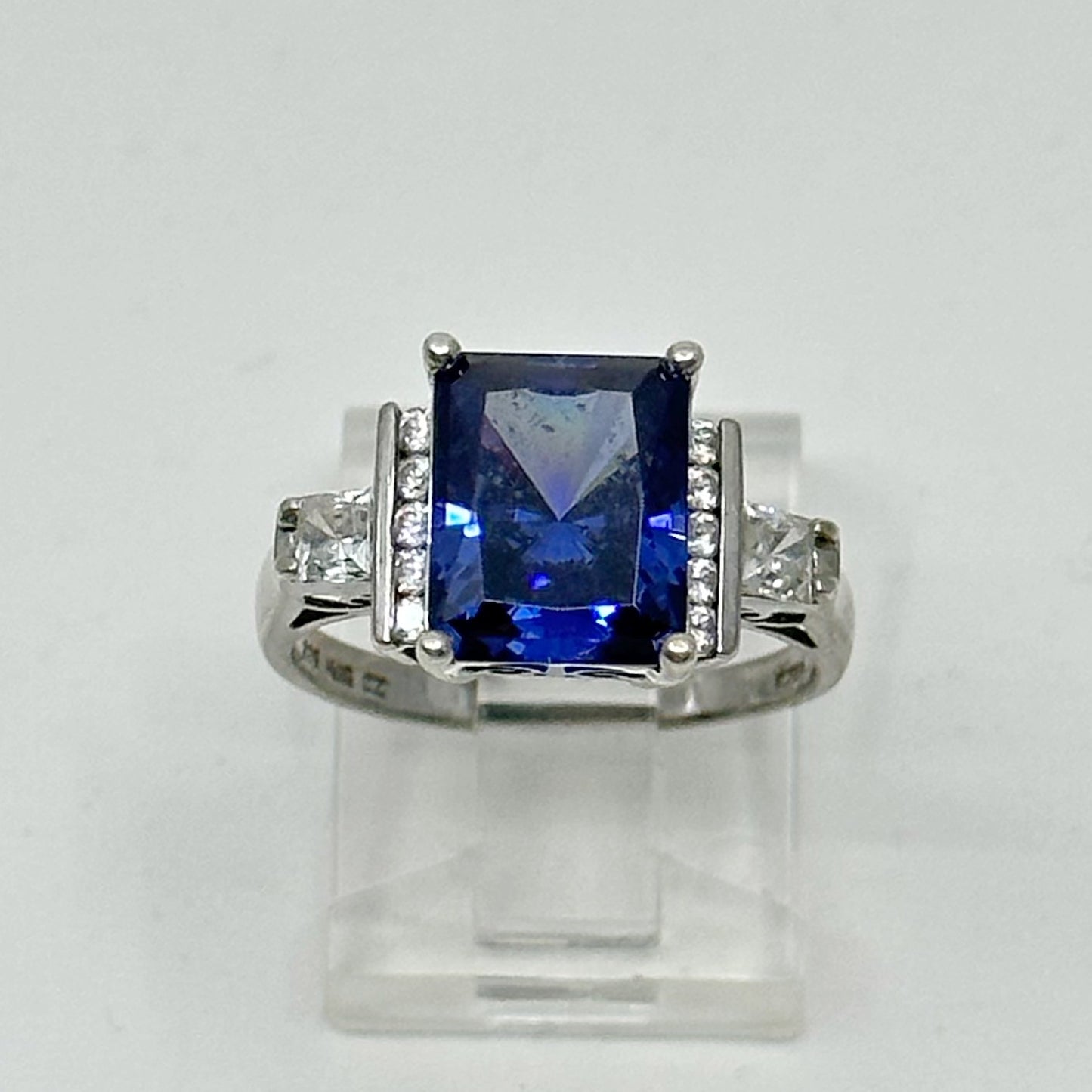 HUS Sterling silver cubic zirconia ring - GM418