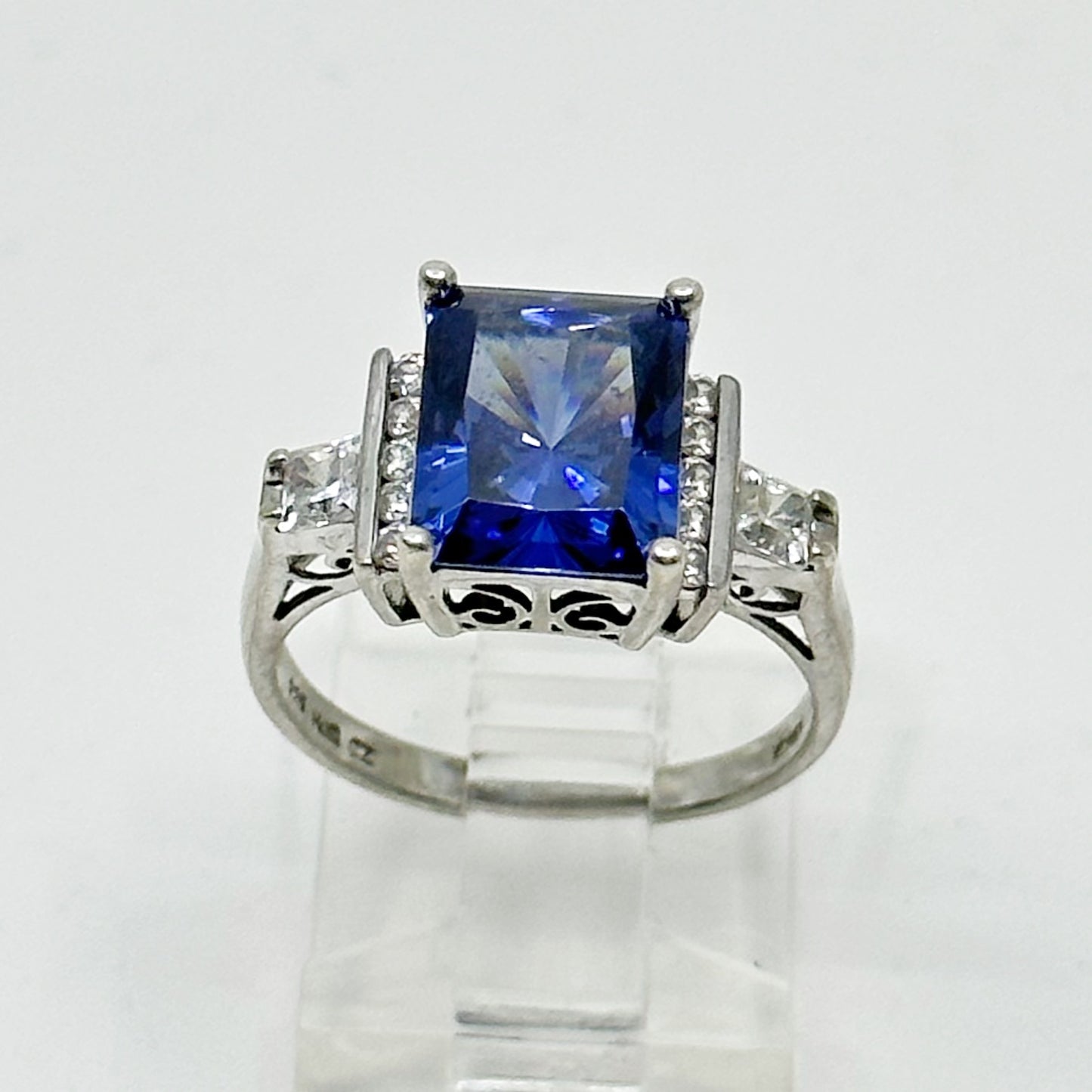 HUS Sterling silver cubic zirconia ring - GM418