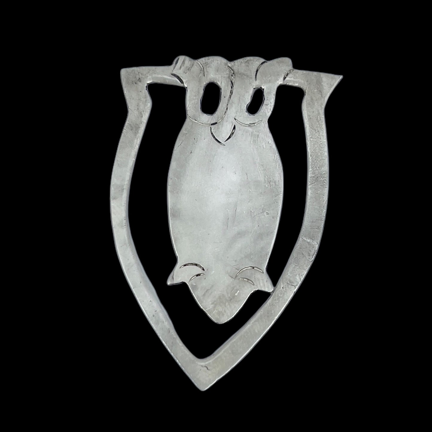 Mexican sterling silver owl bookmark GM438