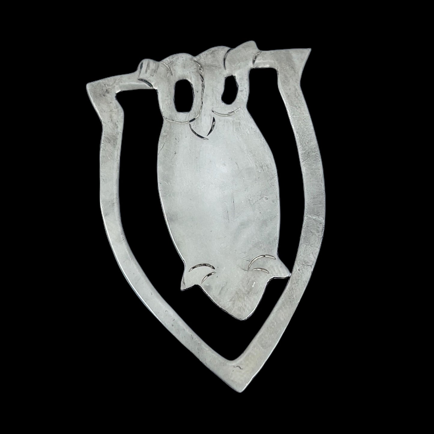 Mexican sterling silver owl bookmark GM438