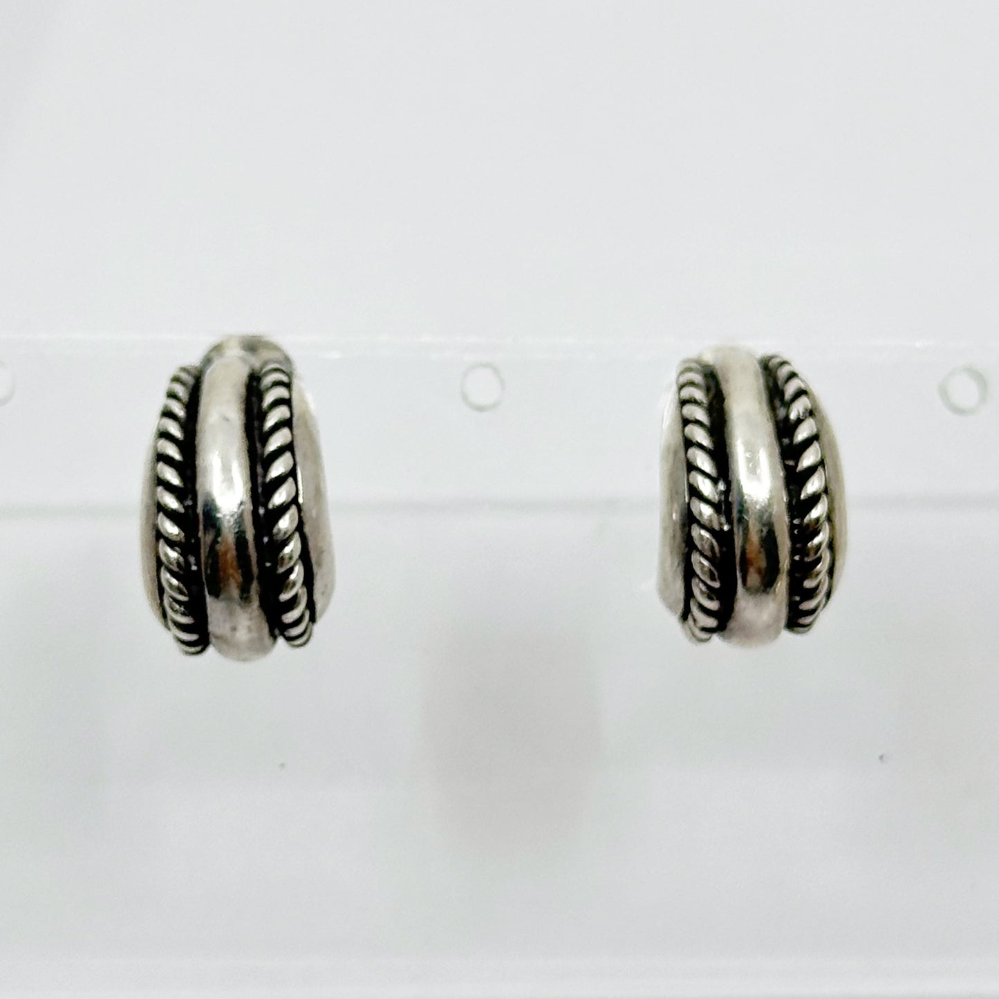 sterling silver huggie earrings GM473