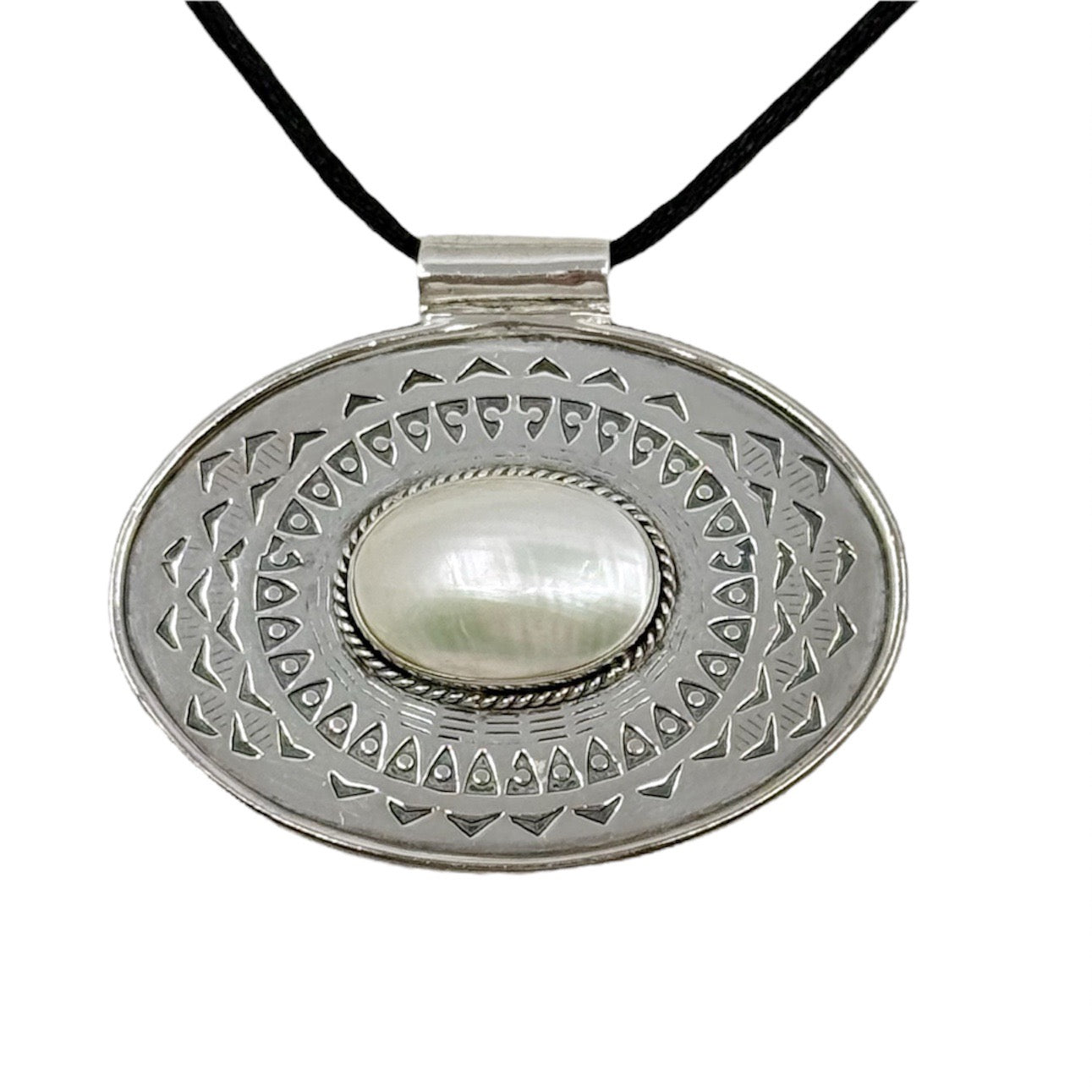 Sterling silver Mabe Pearl pendant GM484