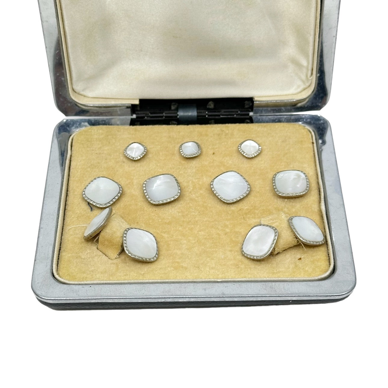 krementz 12k gold filled mother pearl tuxedo set