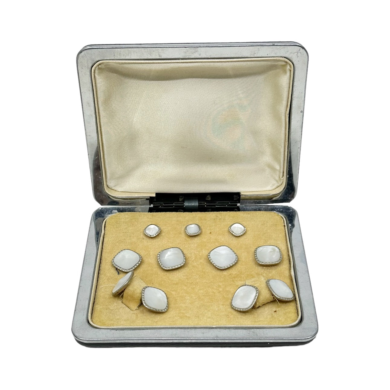 krementz 12k gold filled mother pearl tuxedo set