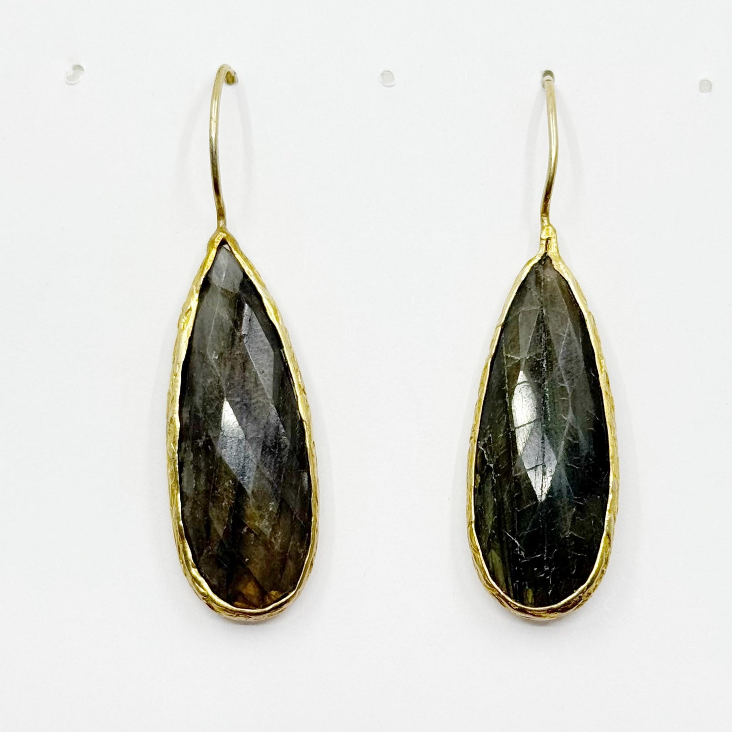 14k gold filled Labradorite drop earrings - GM55