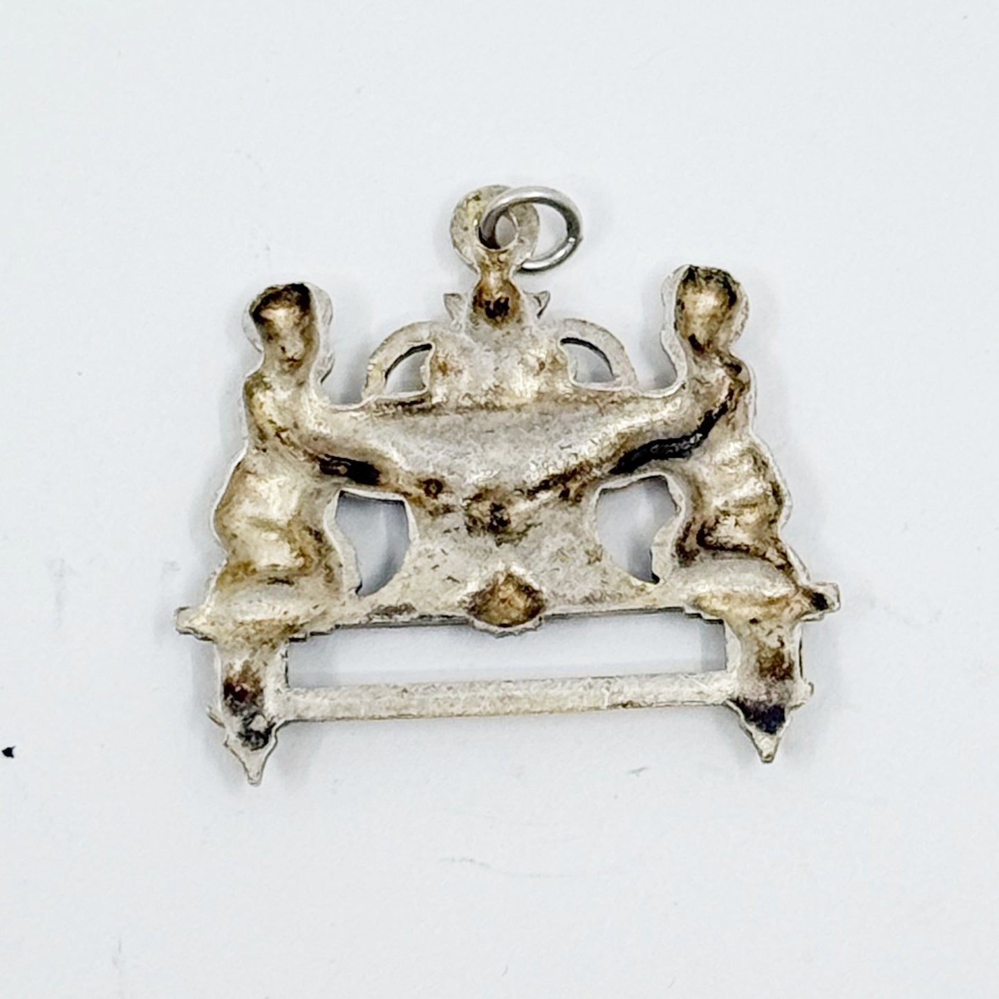 Vintage Sterling silver Cherub pendant GM550
