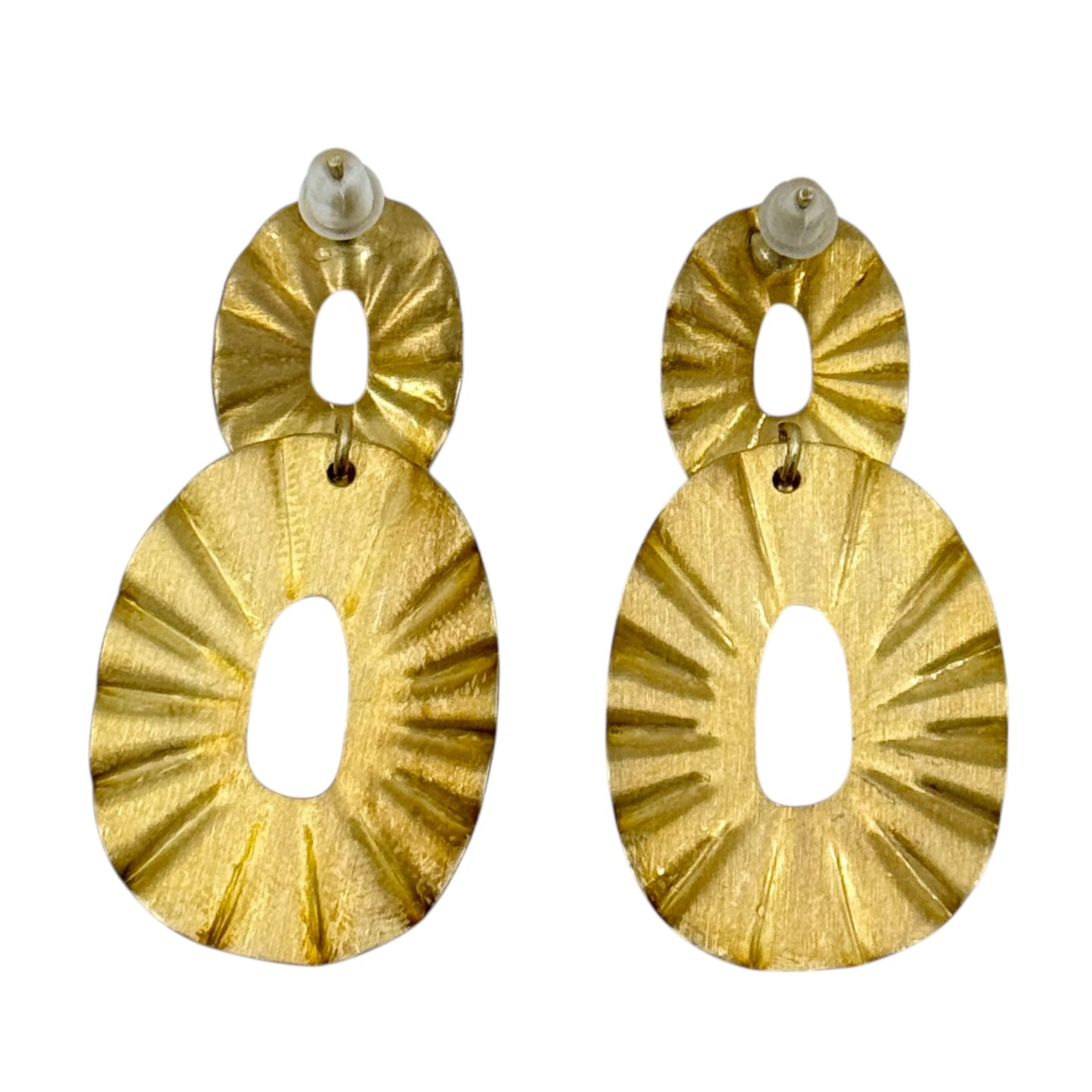 Gold vermeil Sterling silver drop earrings - GM560