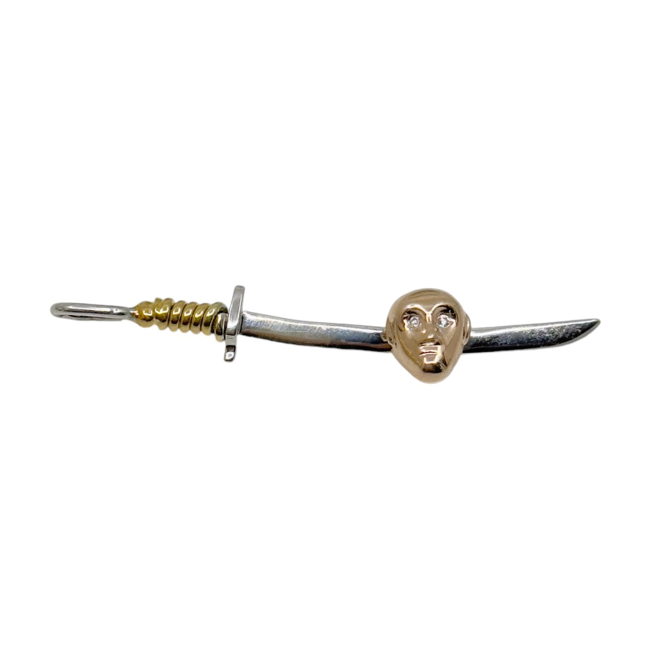 sterling silver sword pendant GM579