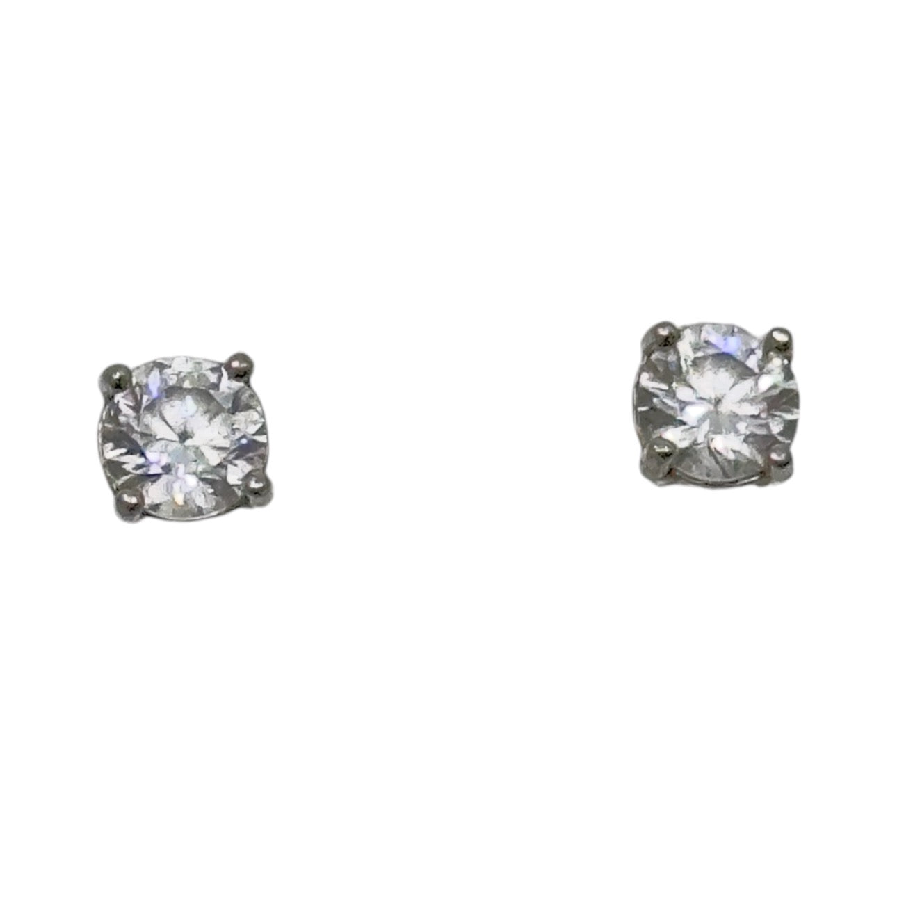 Sterling silver cubic zirconia stud earrings GM591
