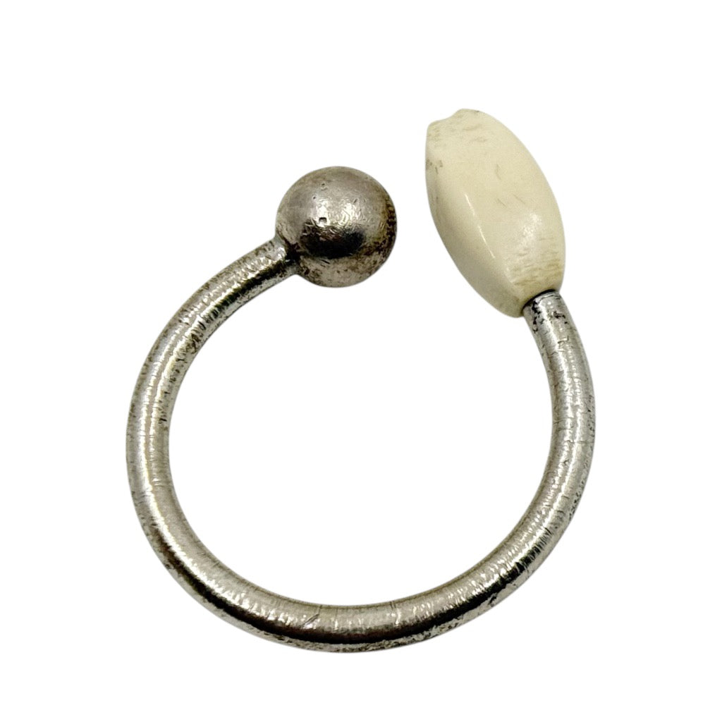 Vintage Tiffany & co sterling silver screwball key ring holder - GM599