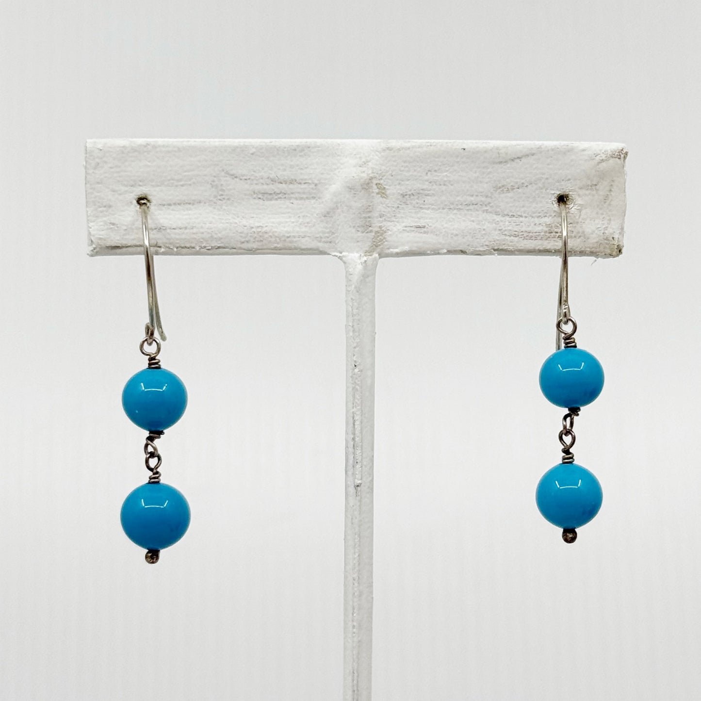 sterling silver venetian glass earrings - GM6