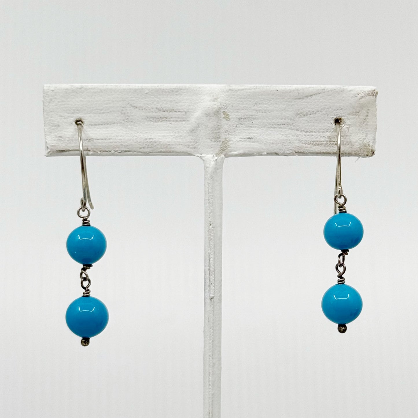 sterling silver venetian glass earrings - GM6