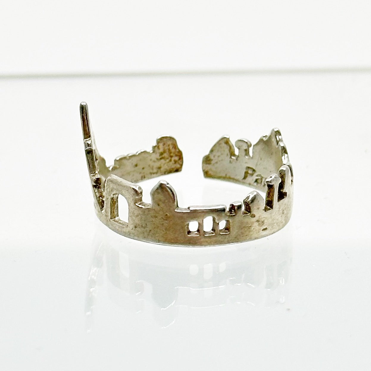 Sterling silver Paris ring GM604