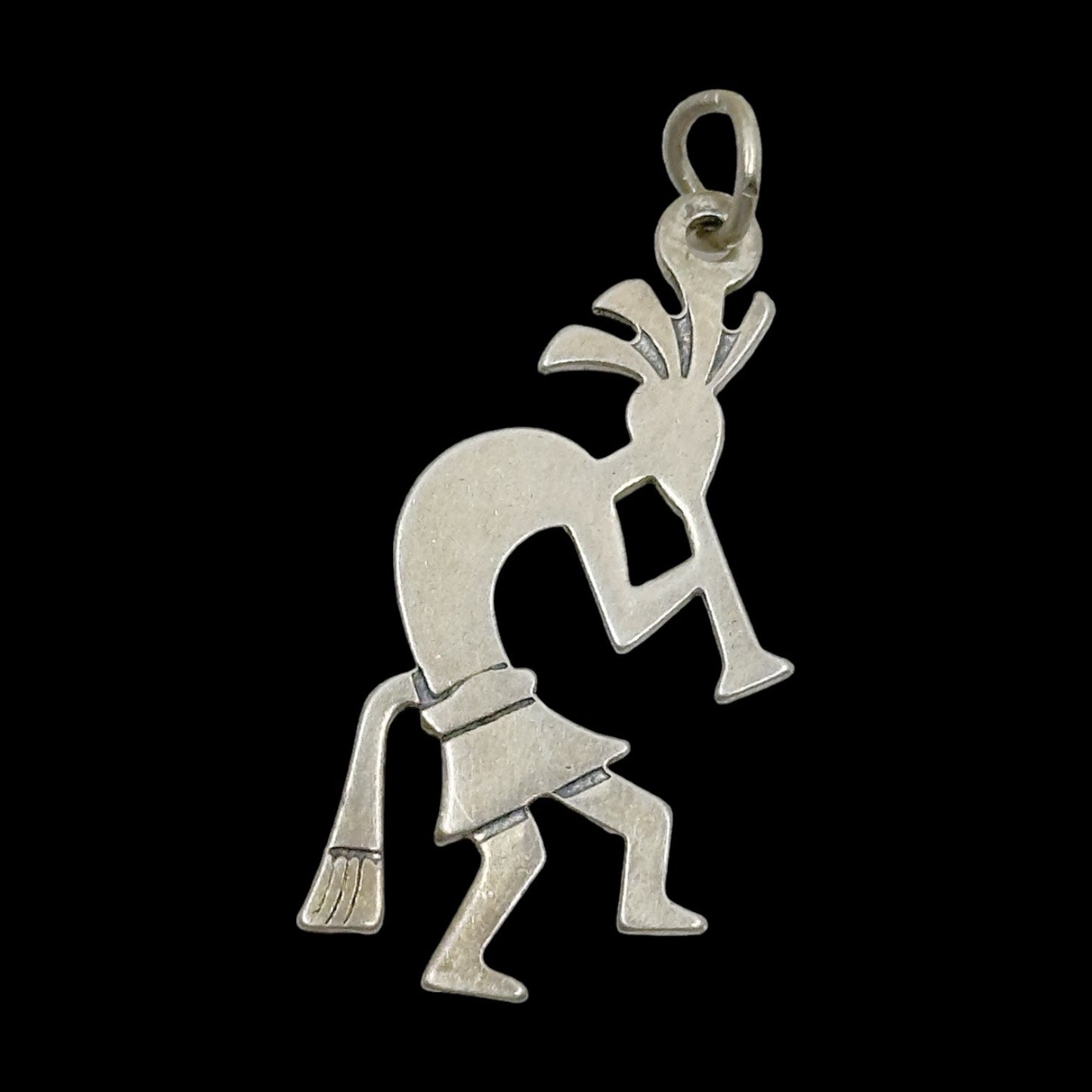Zuni Sterling silver Kokopelli pendant GM609