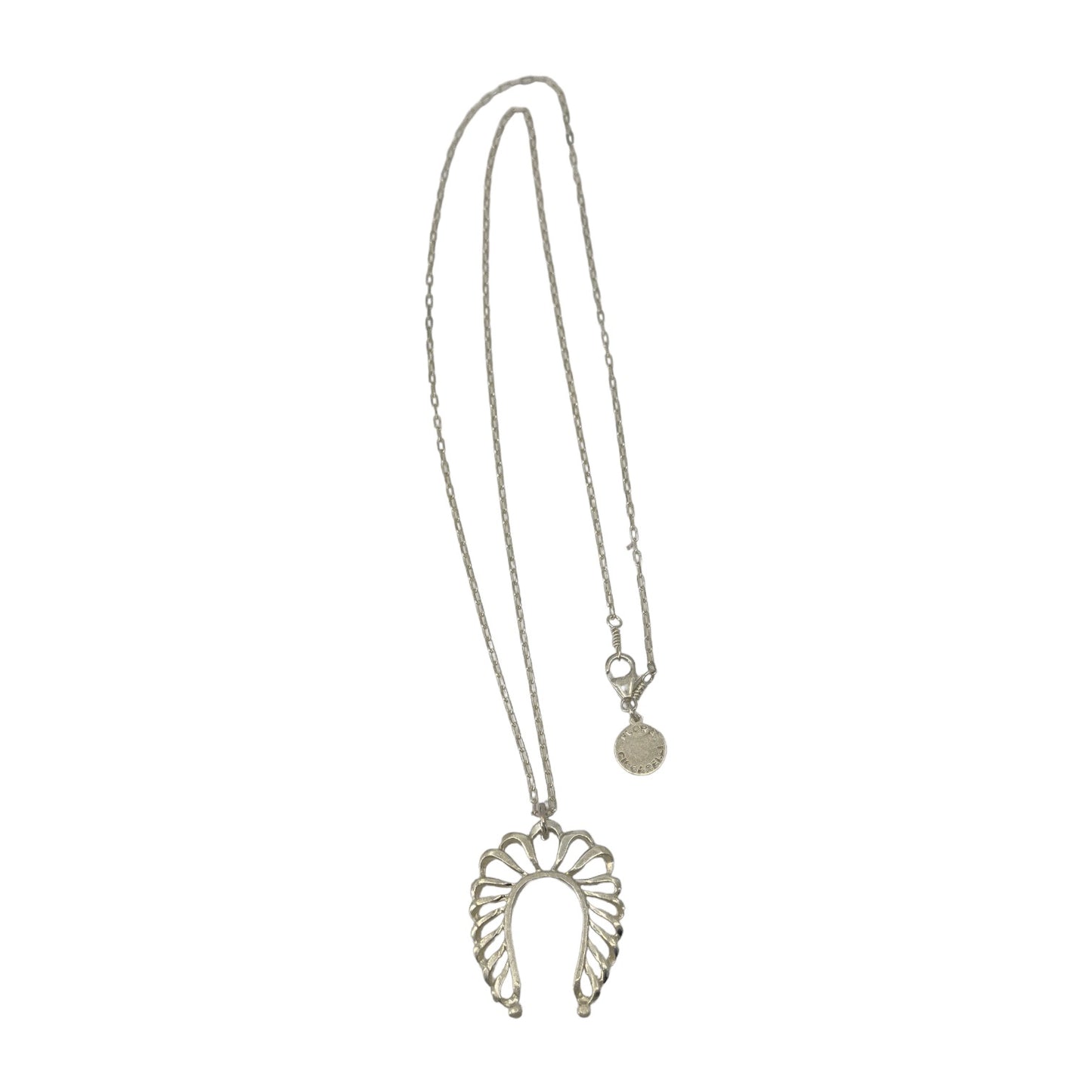 Flora Ciccarelli sterling silver horseshoe pendant necklace GM607