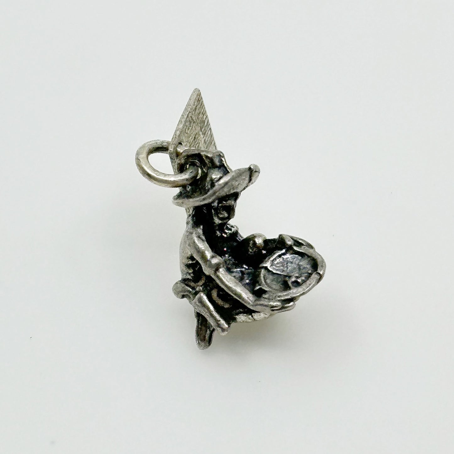 Vintage sterling silver World Museum mining Butte Montana charm pendant GM627