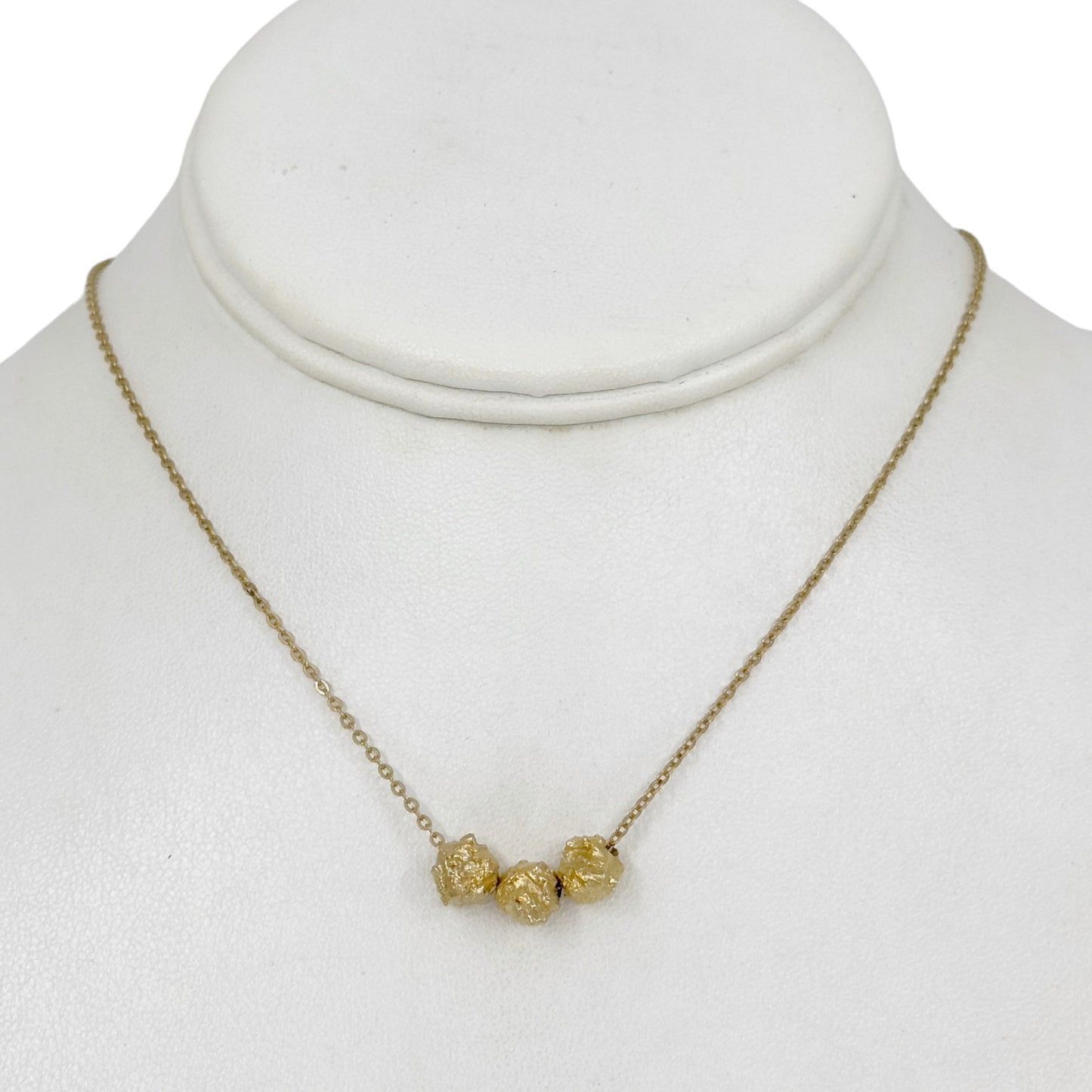Vintage AMCO 14k Gold Filled bead charm necklace GM636