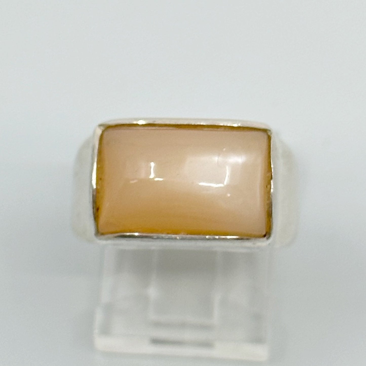 Sterling silver moonstone ring GM708
