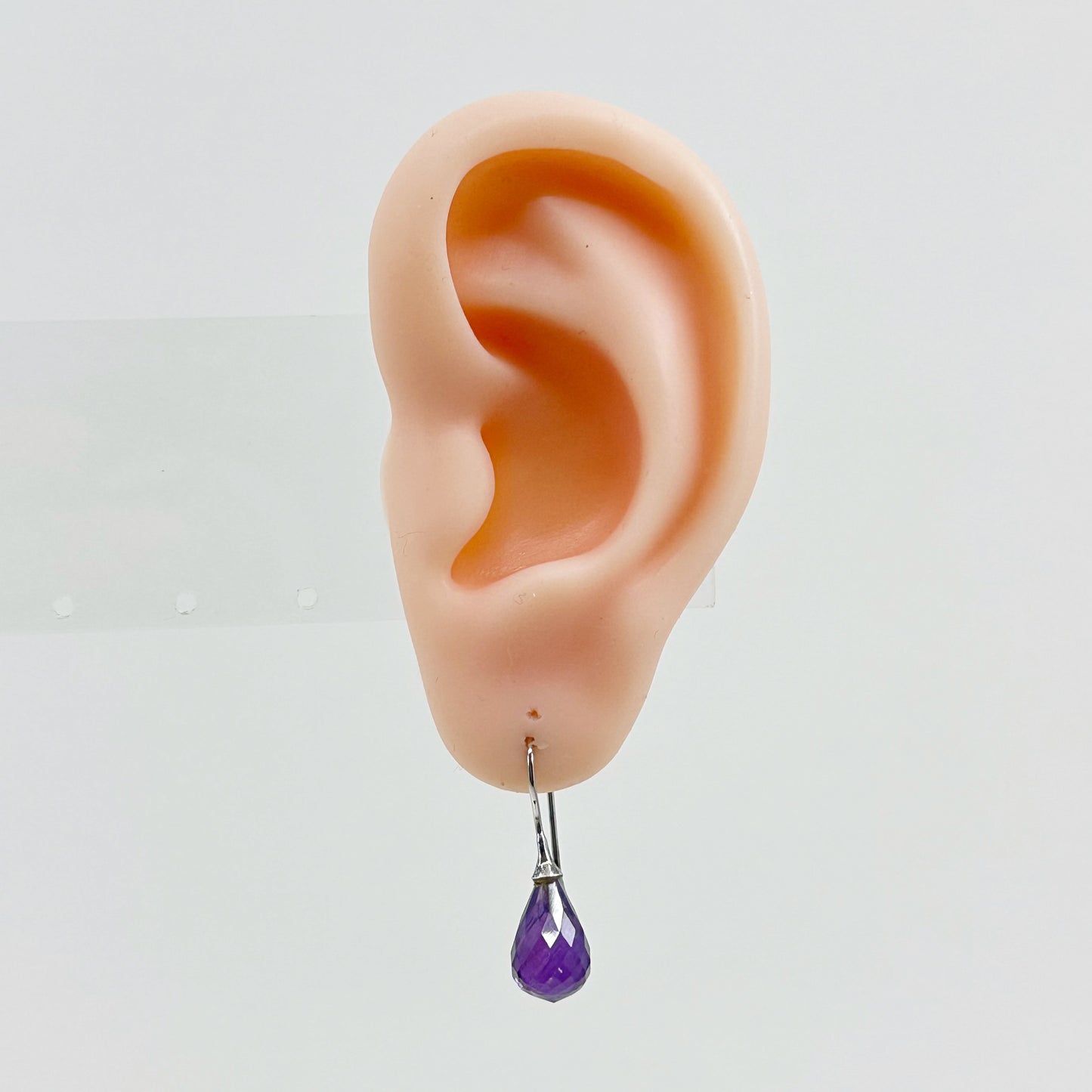 Sterling silver amethyst earrings - GM73