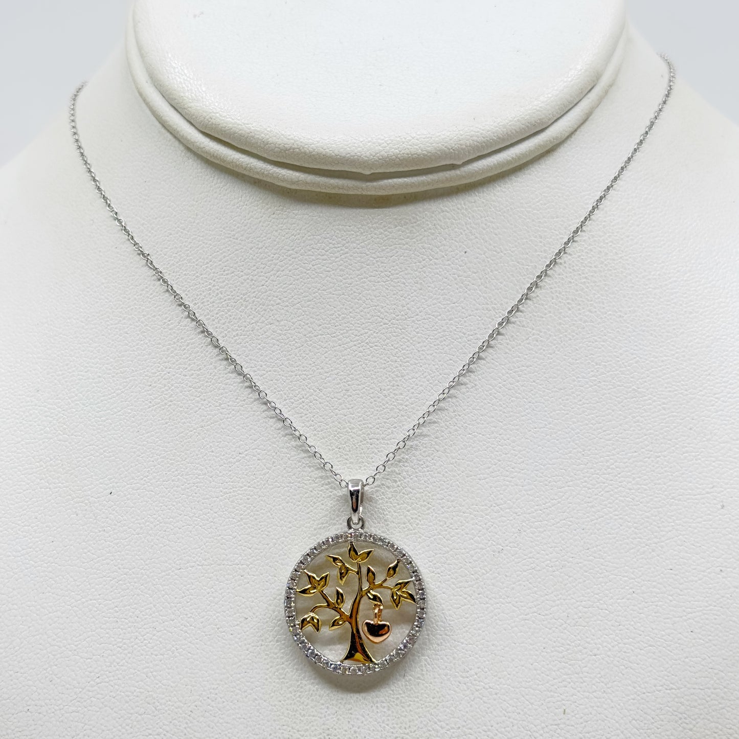 Hallmark sterling silver tree pendant necklace GM770