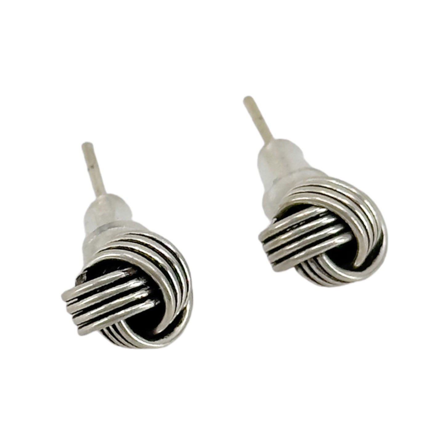 sterling silver knot stud earrings GM774