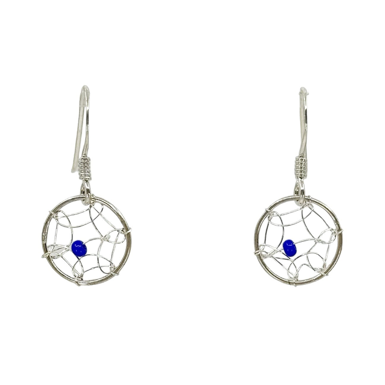 Sterling silver dream catcher earrings GM775