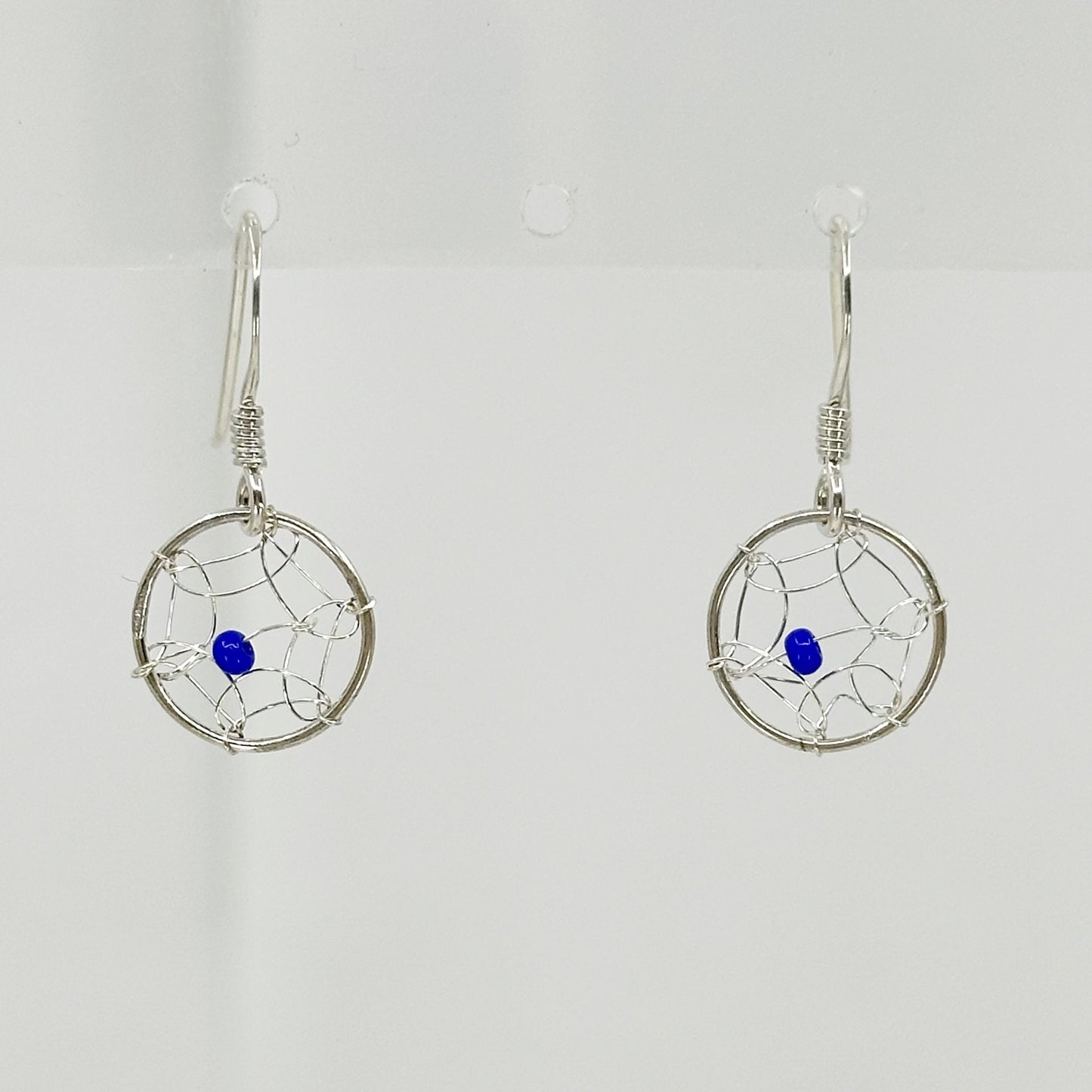 Sterling silver dream catcher earrings GM775