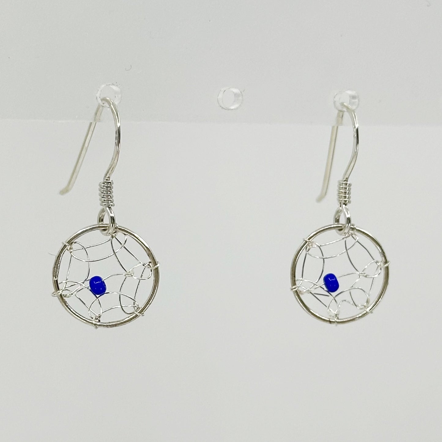 Sterling silver dream catcher earrings GM775