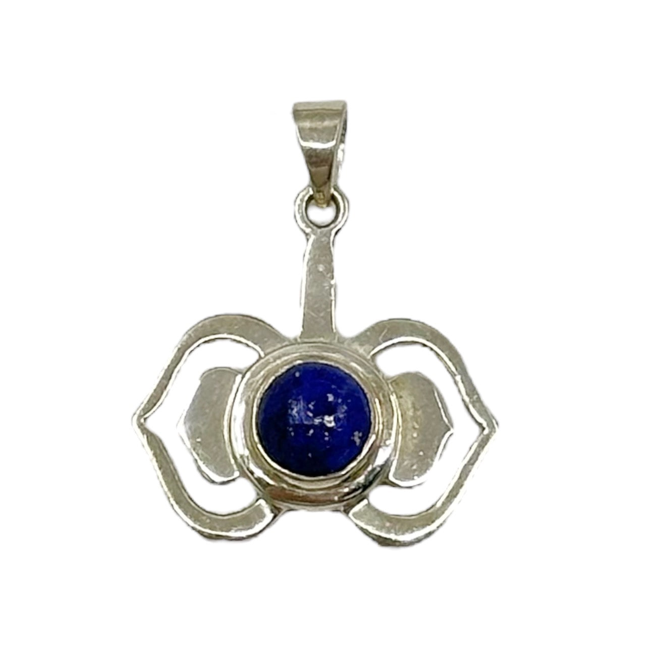 Sterling silver lapis lazuli Third eye Chakra pendant - GM82