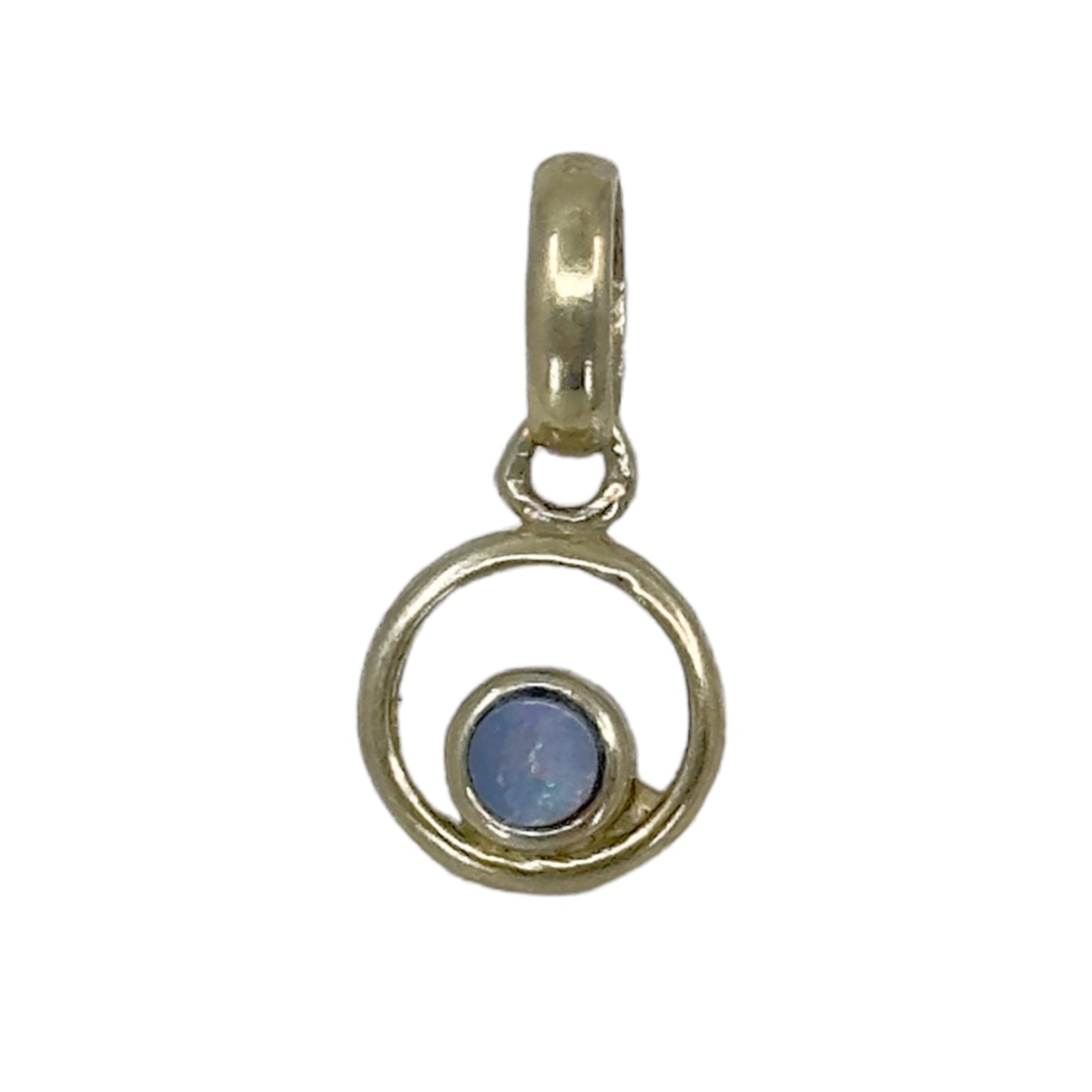 Gold Vermeil Sterling silver opal Pendant GM835