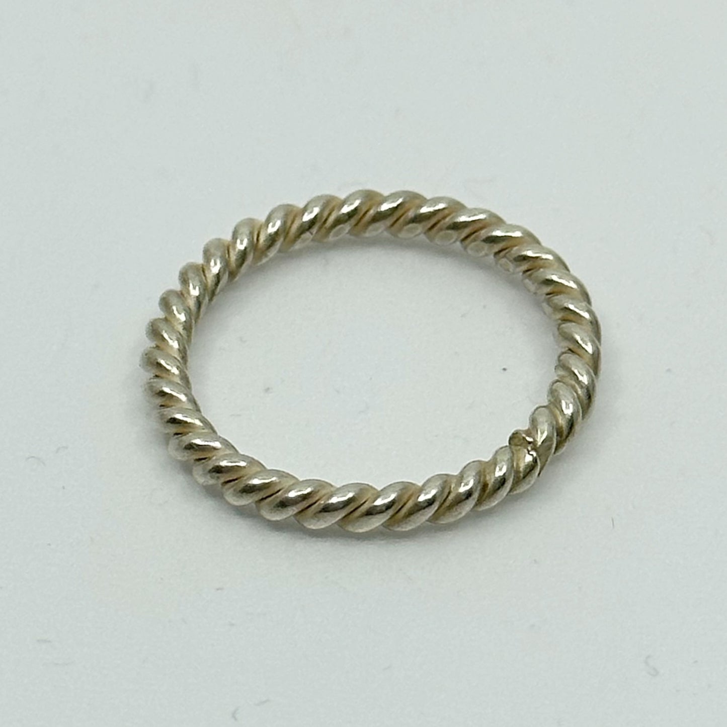Sterling silver cable band Ring GM871