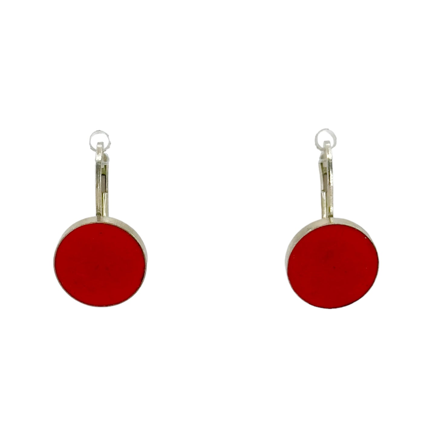 sterling silver enamel earrings GM897