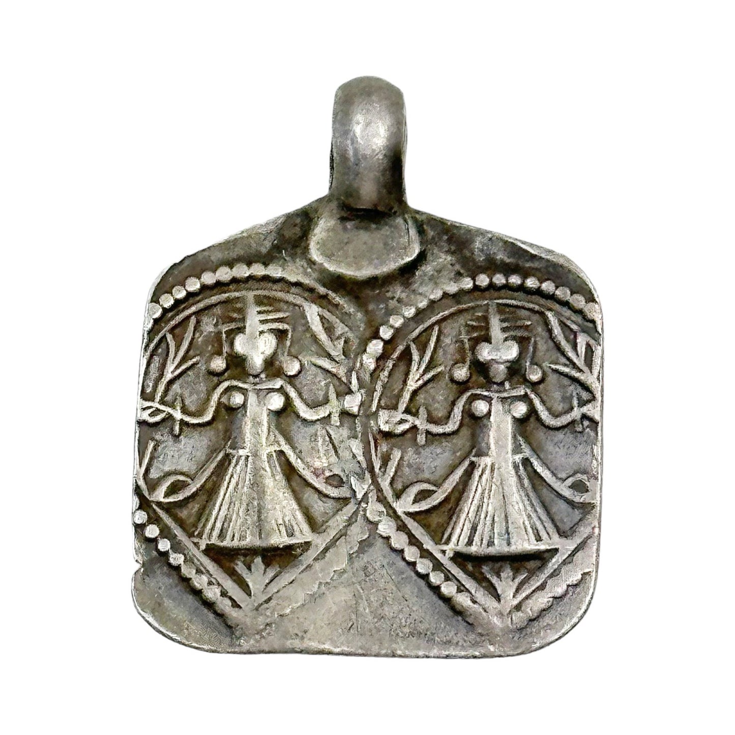 Vintage Hindu Rajasthan 800 silver pendant GM902