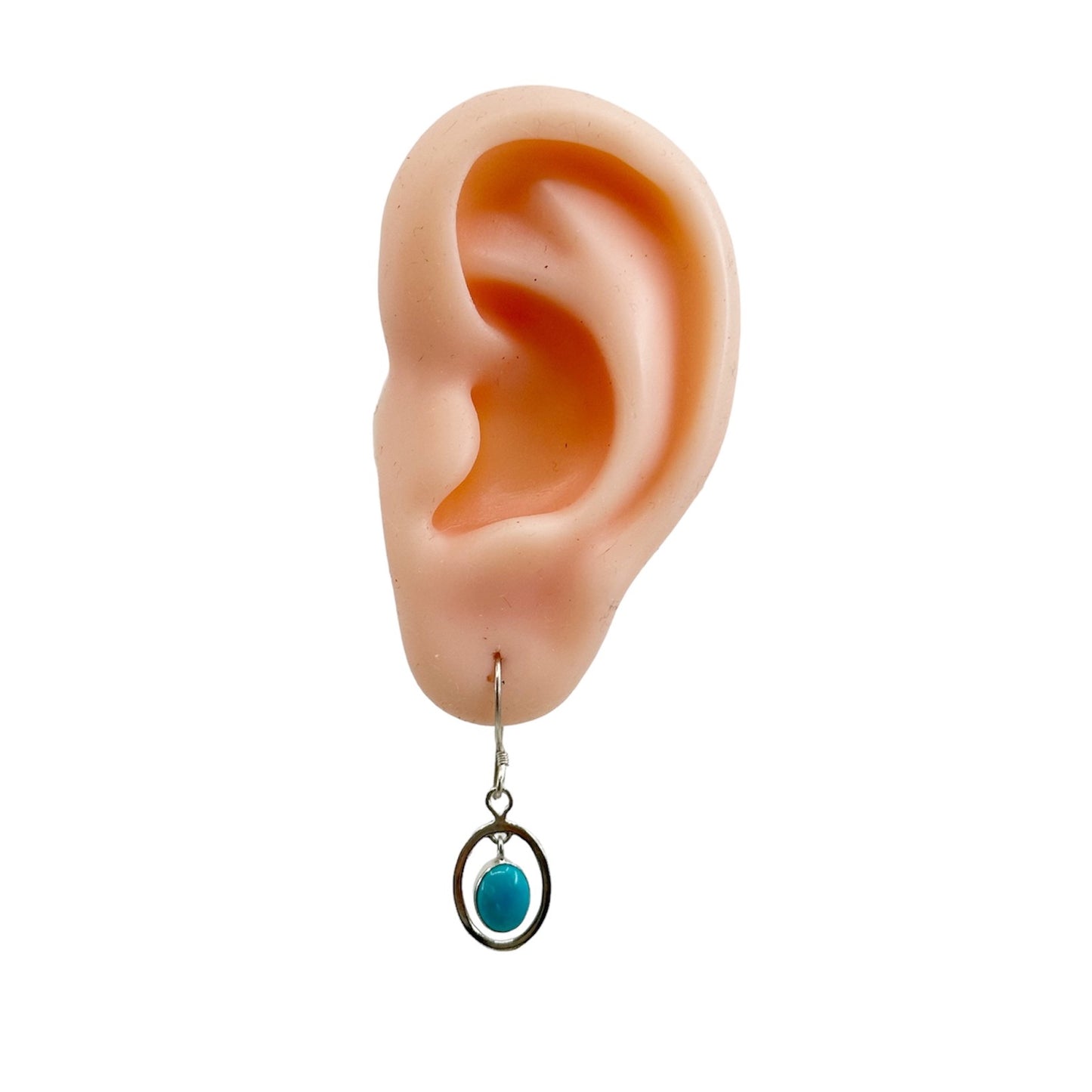 Sterling silver turquoise earrings GM903