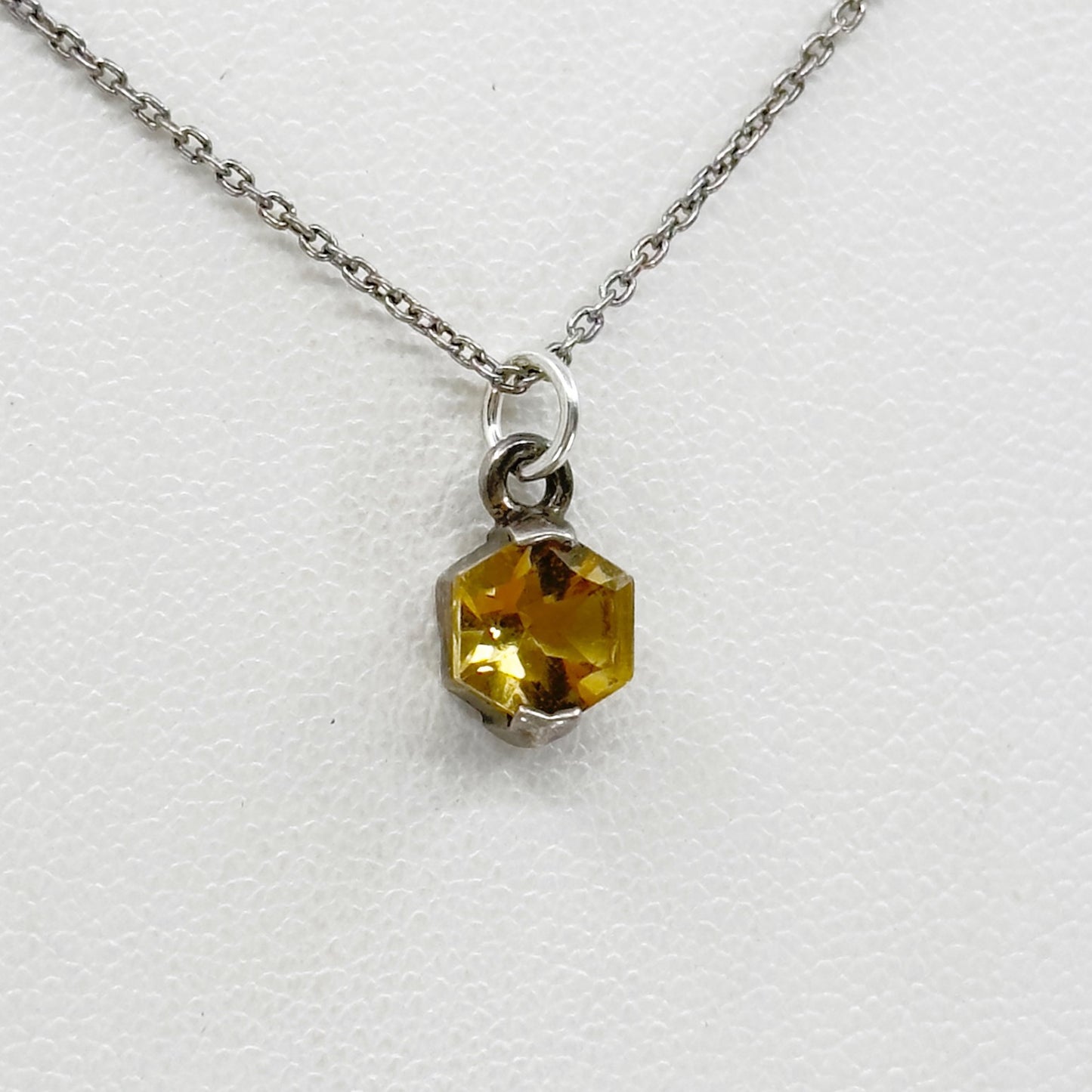 Sterling silver Citrine pendant GM926