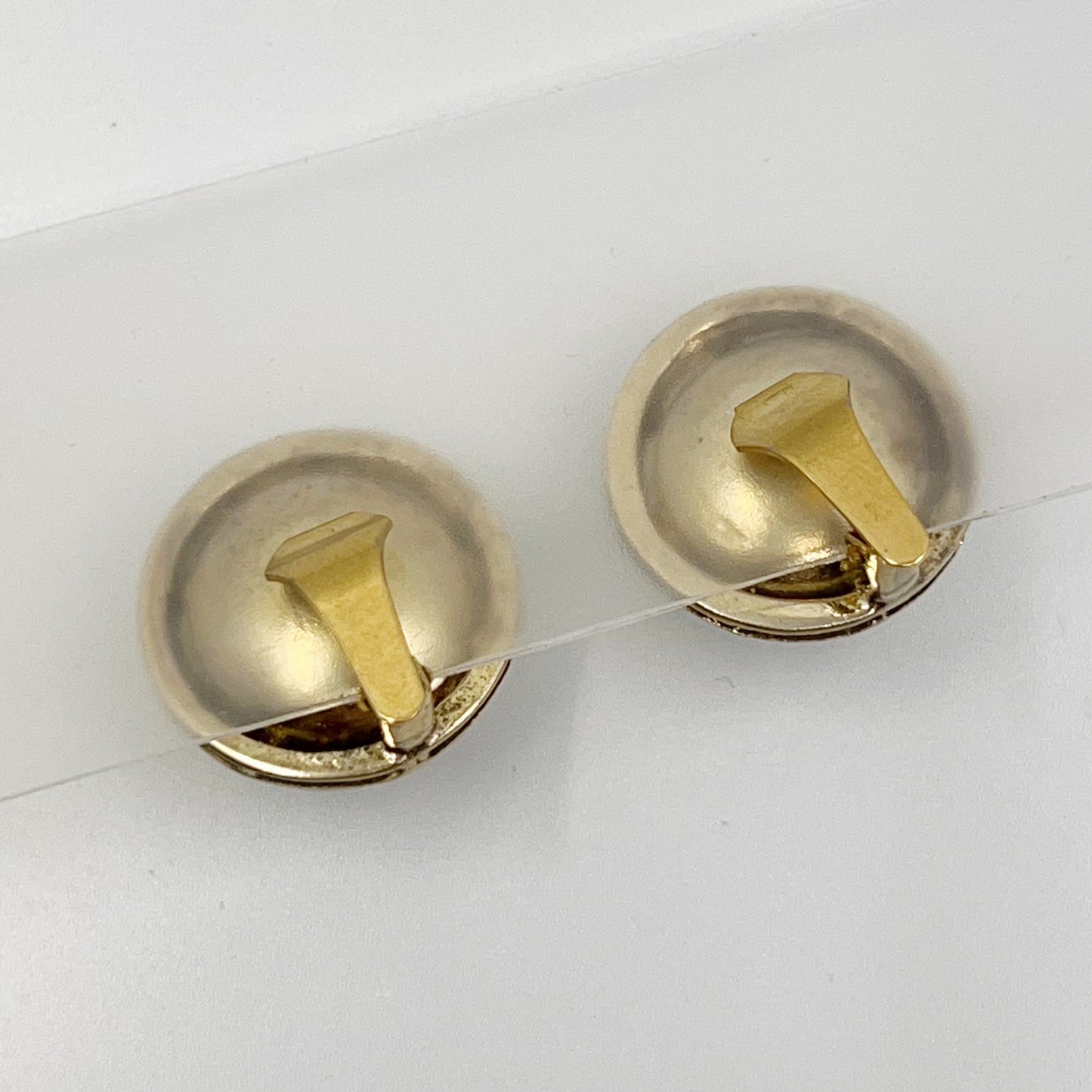 Gold Vermeil Majorica Mabe pearl Earrings - GM981