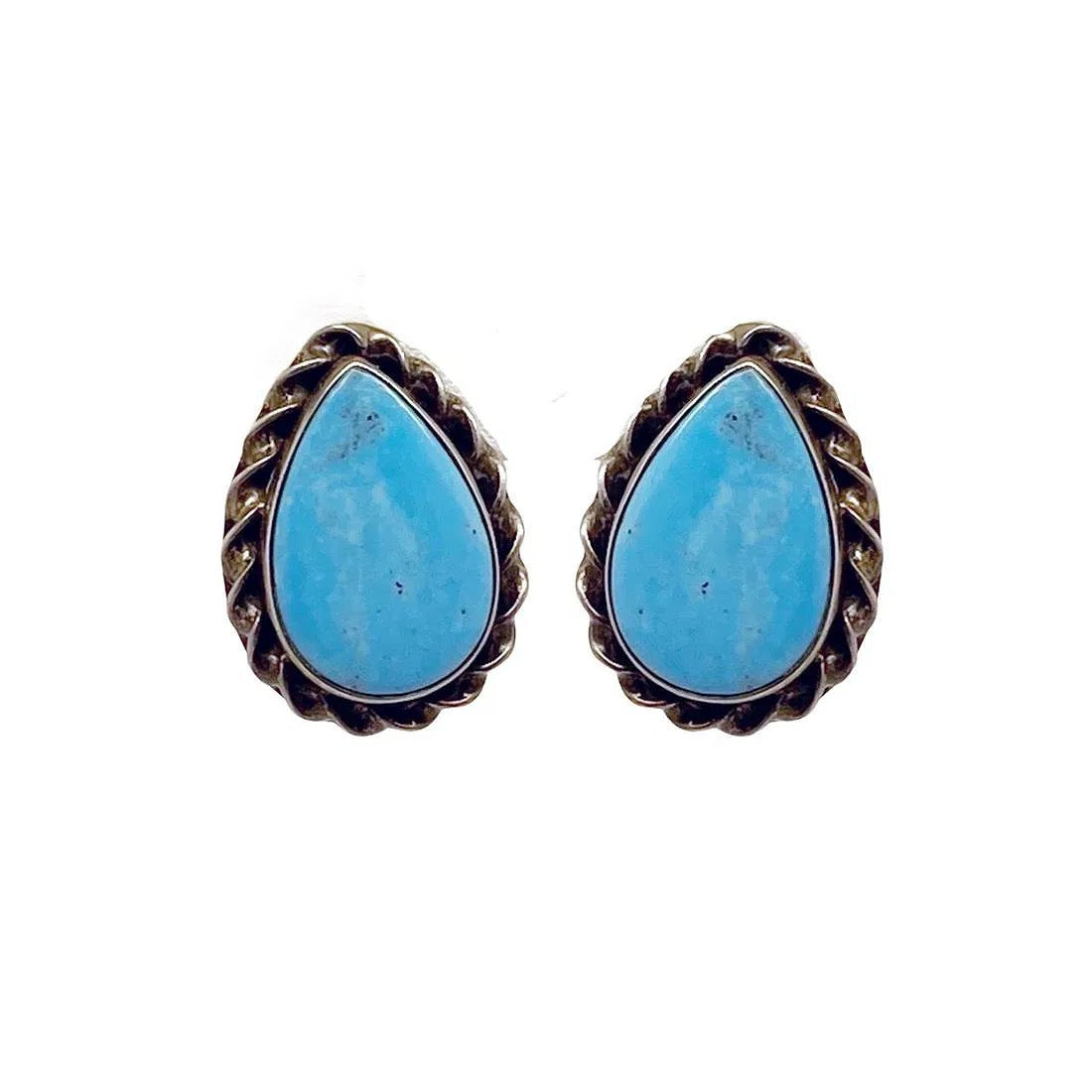 SI Zuni sterling silver turquoise earrings GM793