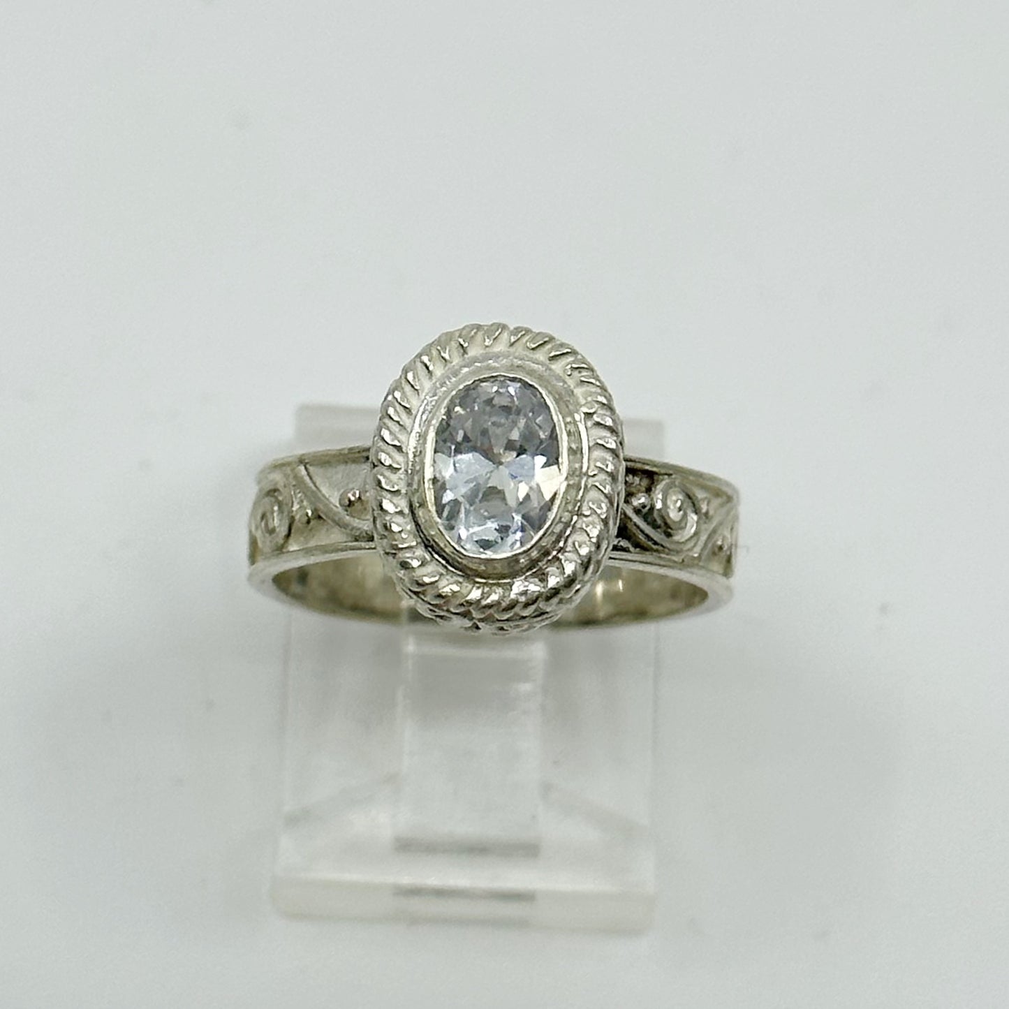 sterling silver cubic zirconia Ring