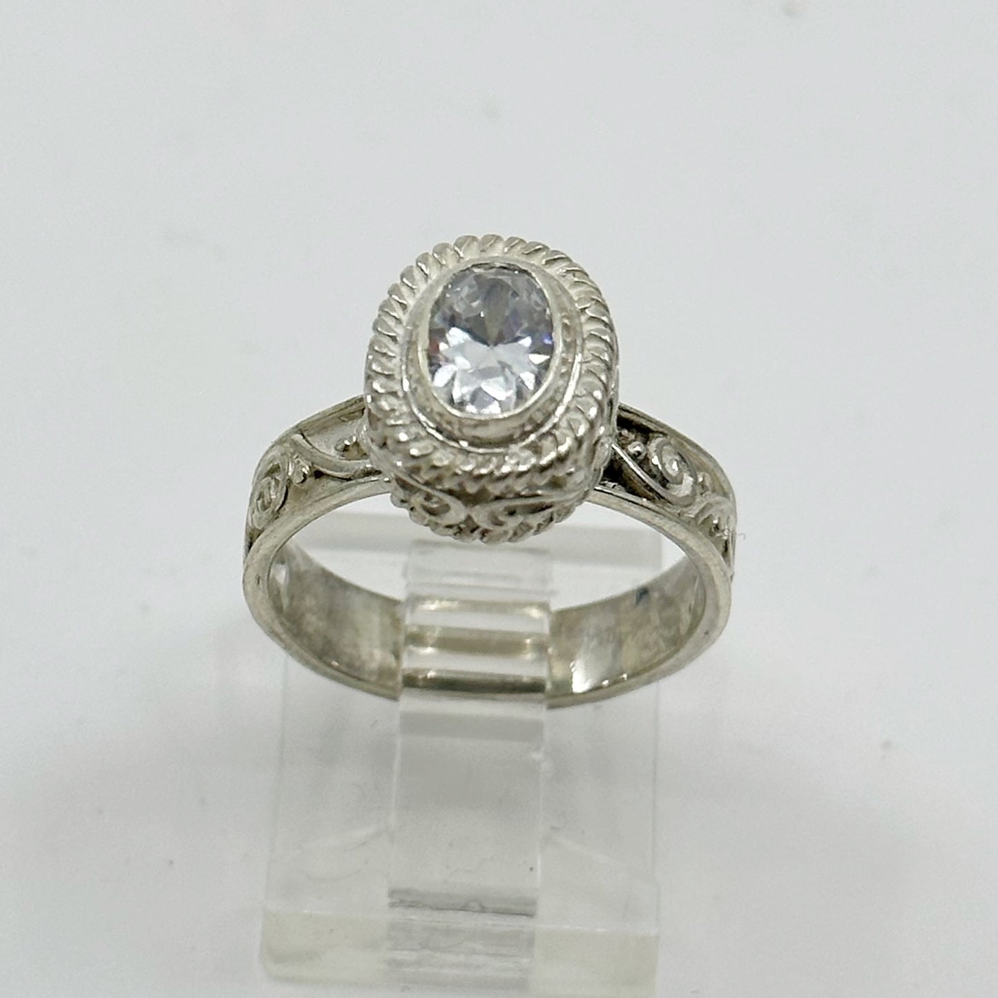 sterling silver cubic zirconia Ring