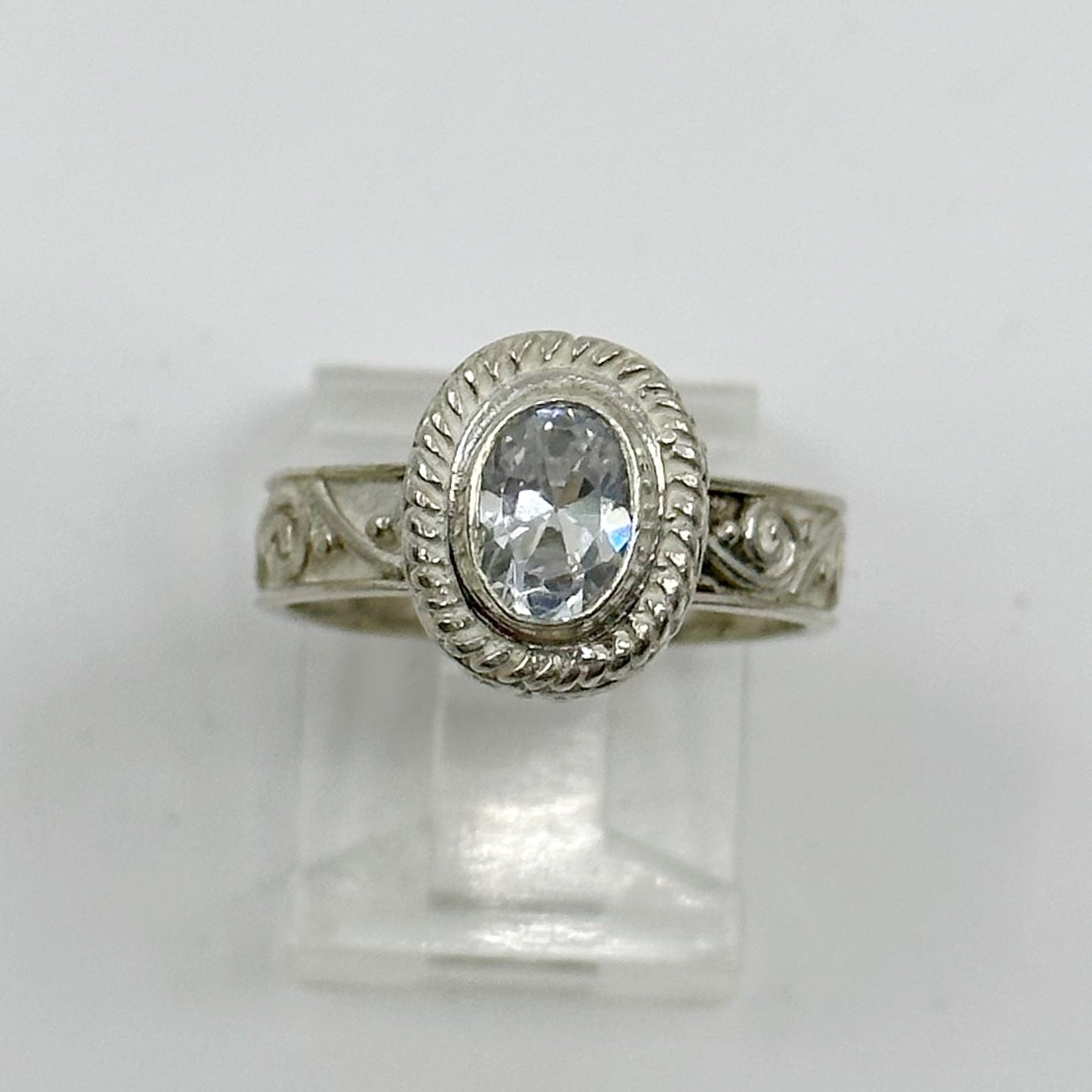 sterling silver cubic zirconia Ring