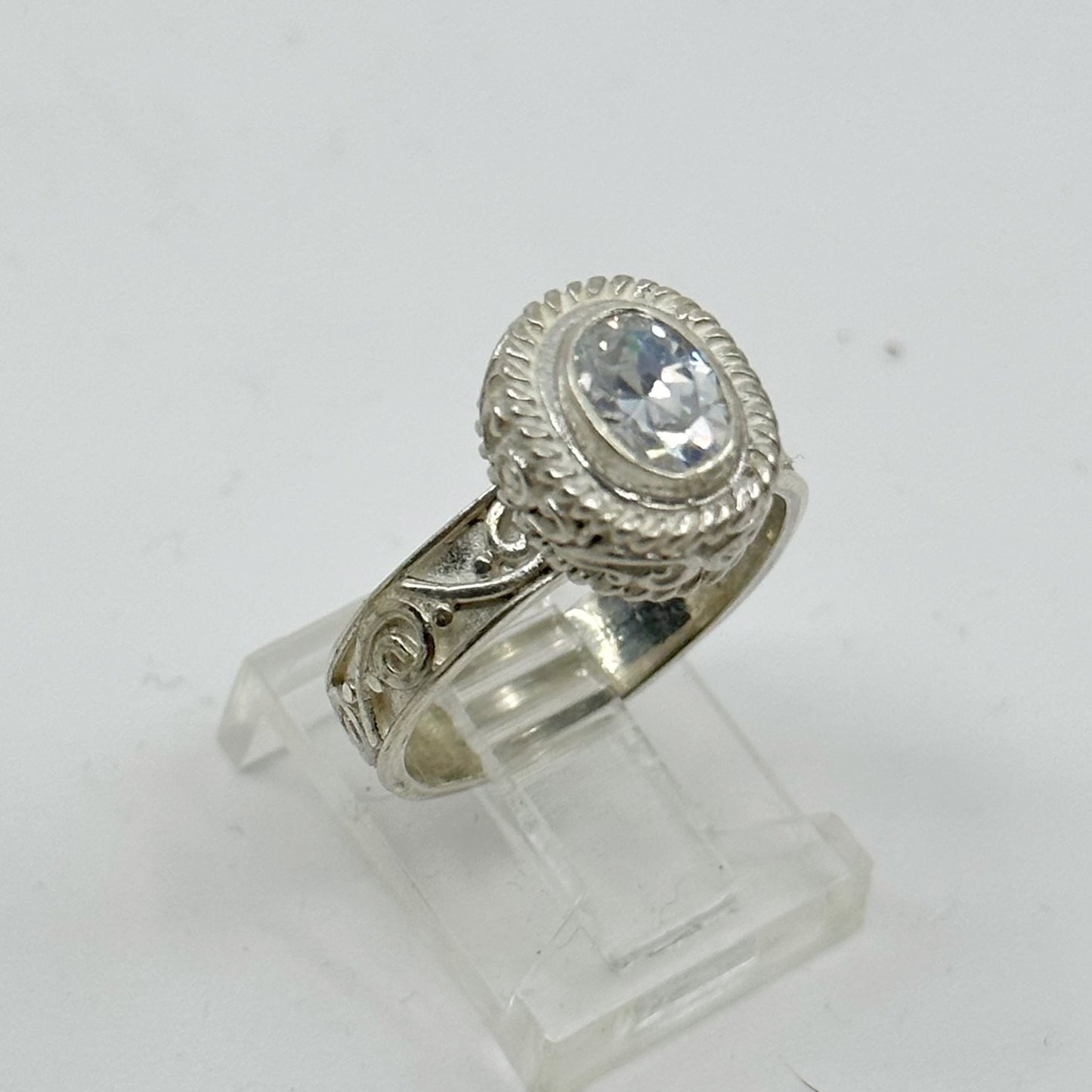 sterling silver cubic zirconia Ring