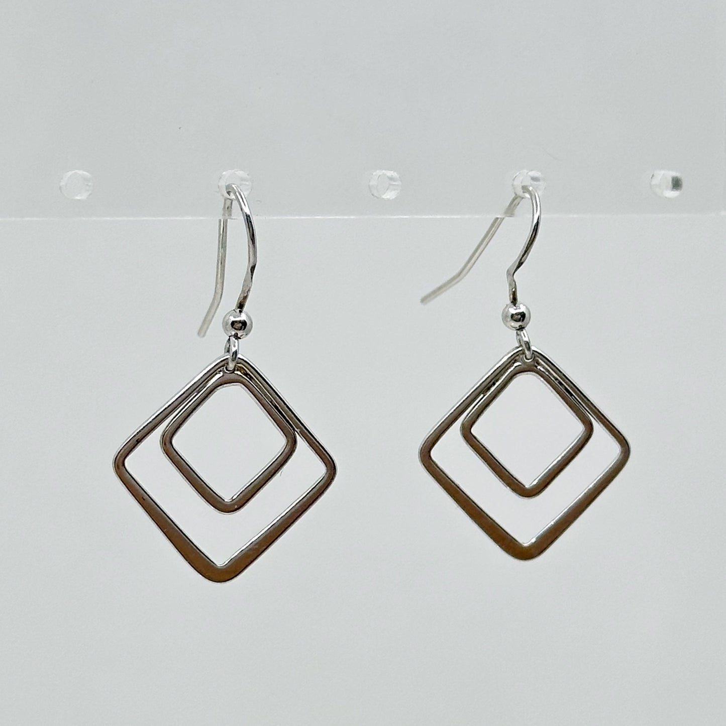 sterling silver drop earrings