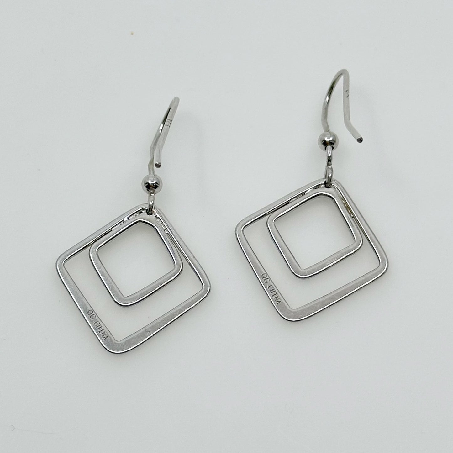 sterling silver drop earrings