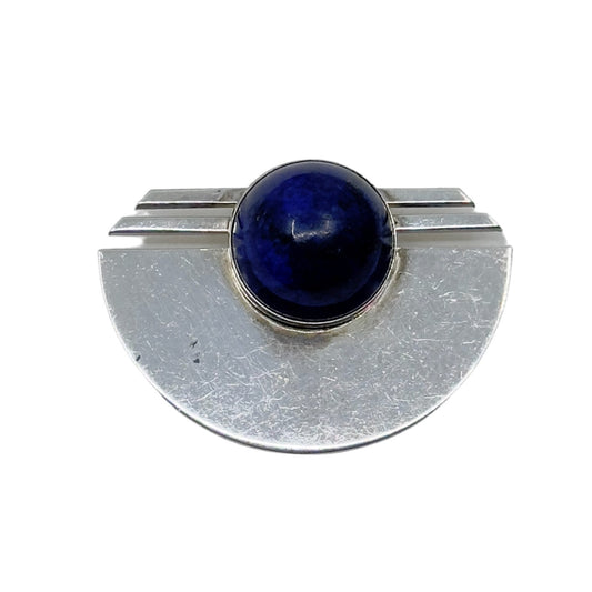 Sterling silver lapis lazuli pendant