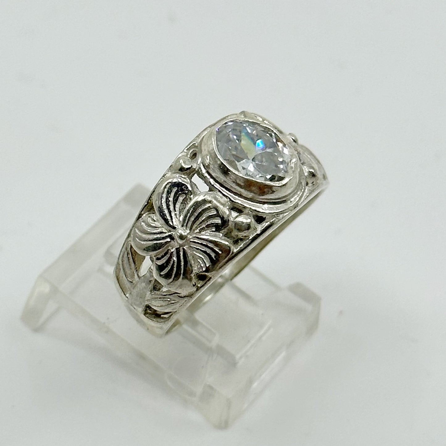 sterling silver cubic zirconia Ring