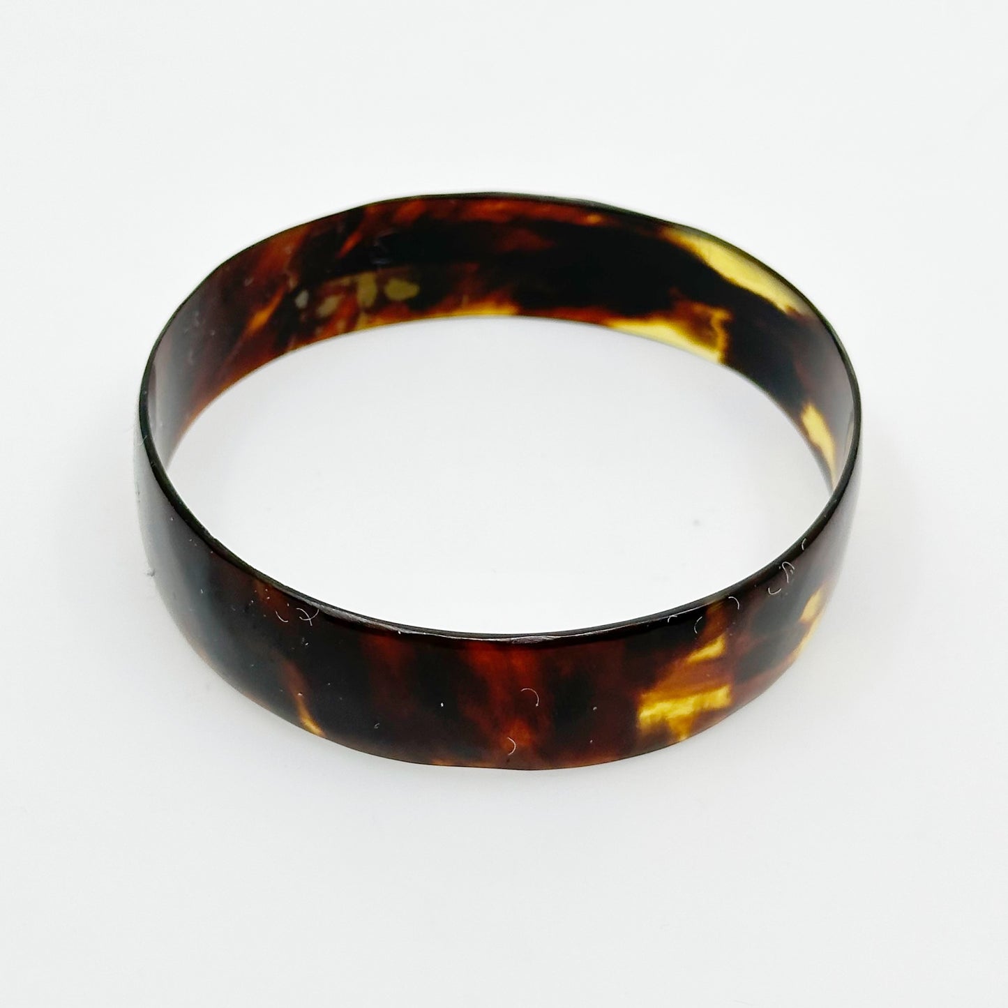 Late Victorian tortoise shell bangle bracelet