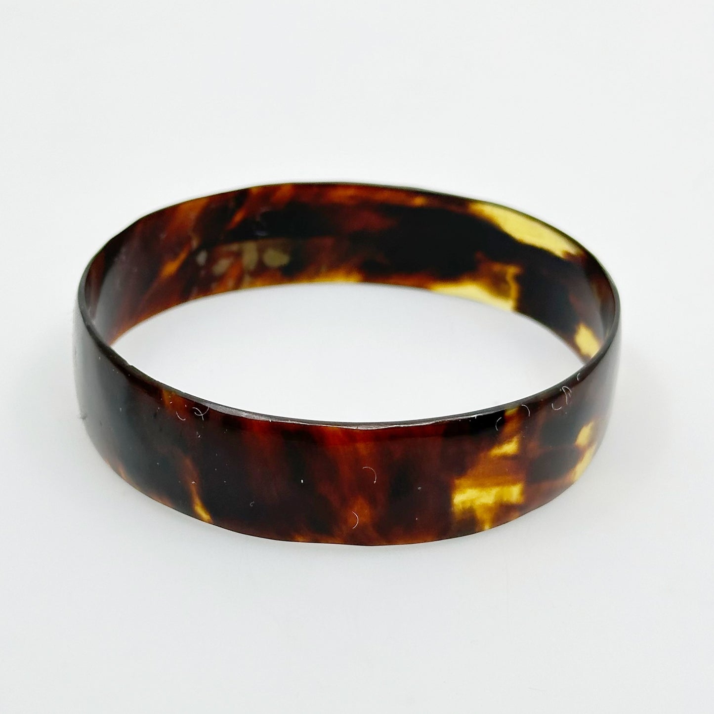 Late Victorian tortoise shell bangle bracelet