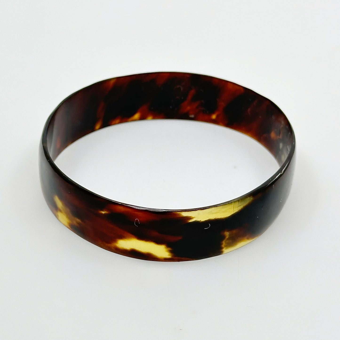 Late Victorian tortoise shell bangle bracelet