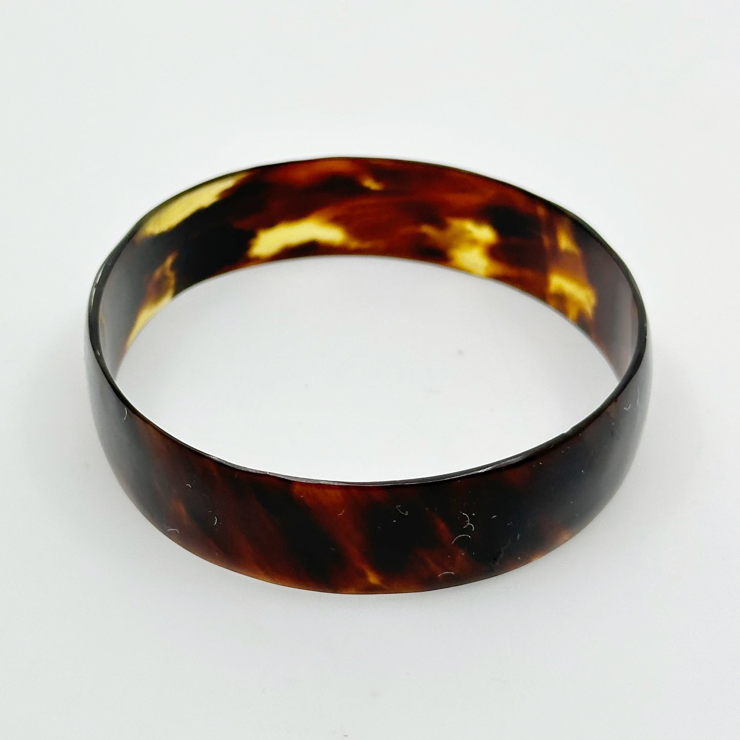 Late Victorian tortoise shell bangle bracelet