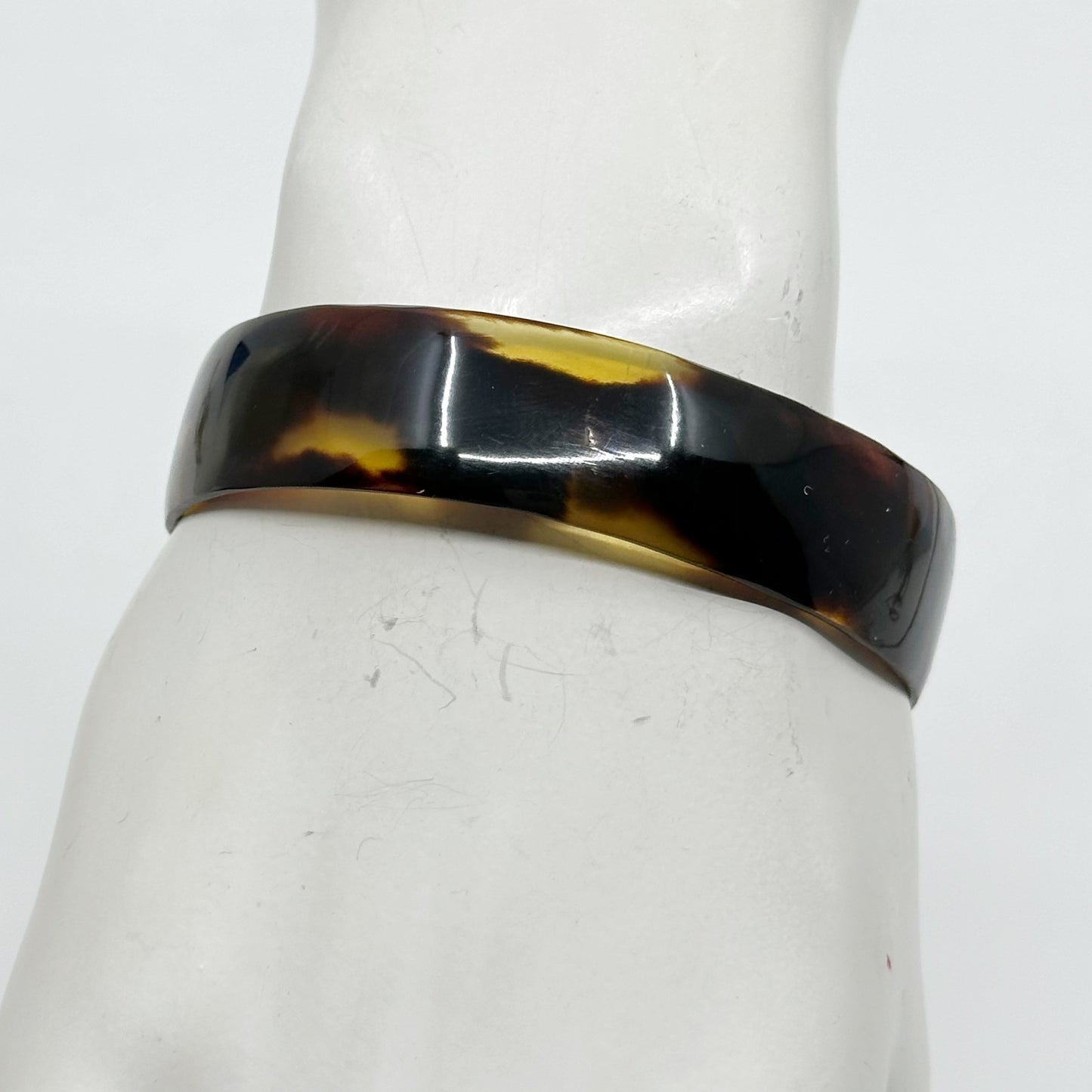 Late Victorian tortoise shell bangle bracelet